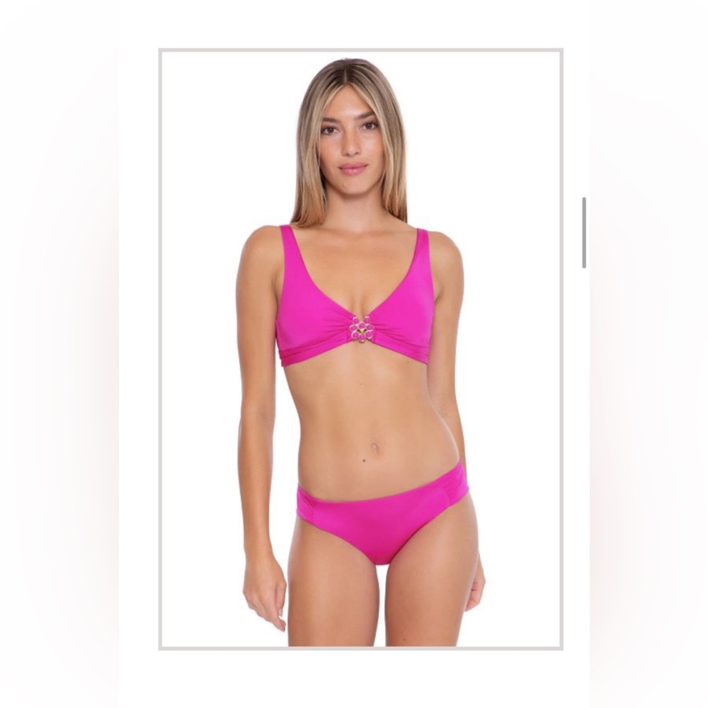 Trina Turk two piece. High waisted bottoms